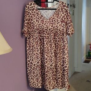 Animal Print Dress